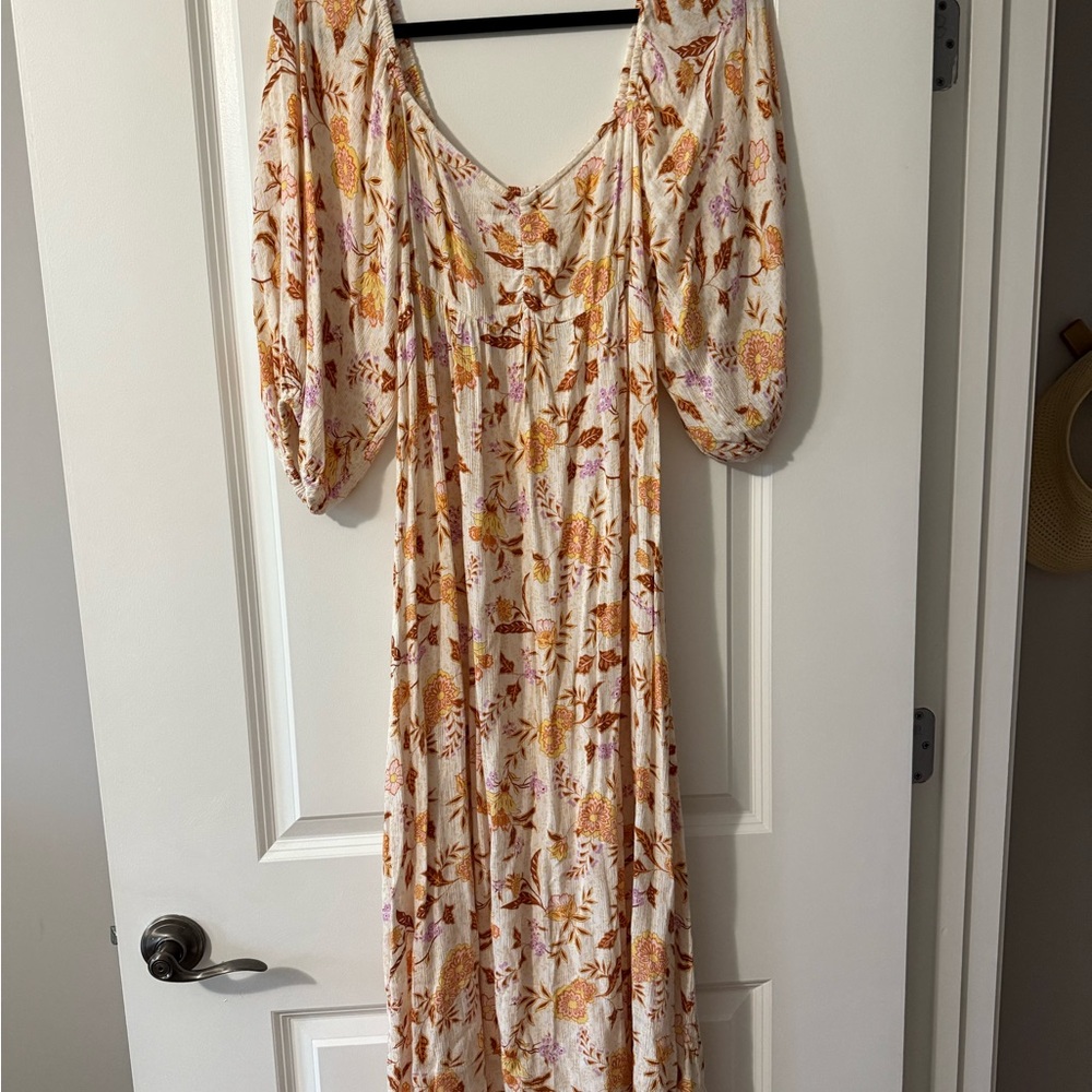 Billabong Autumn Floral Long Sleeve Dress
